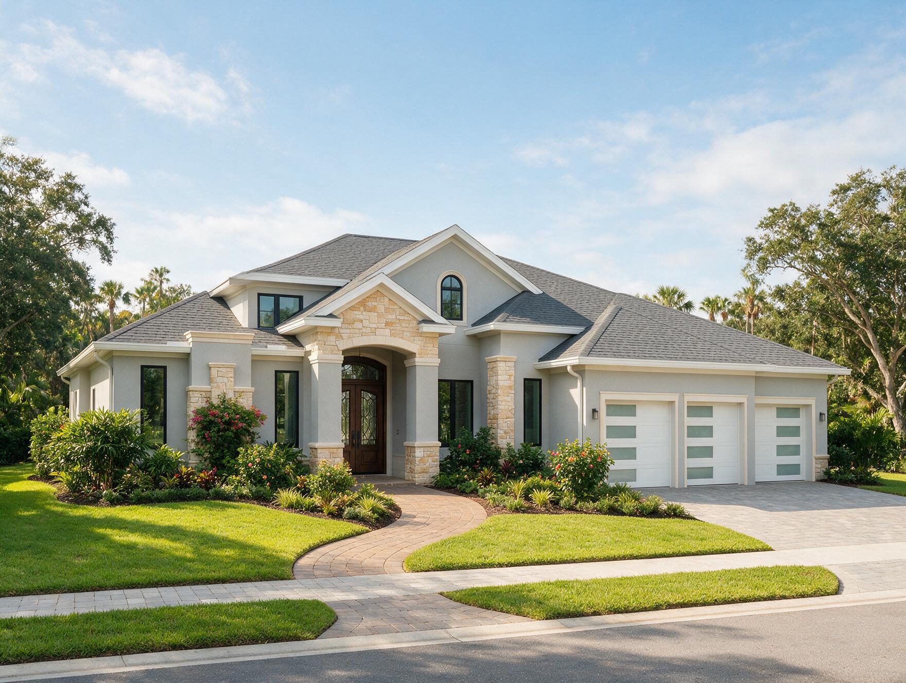 Modern custom home construction by Cmax GC in Windermere, Florida