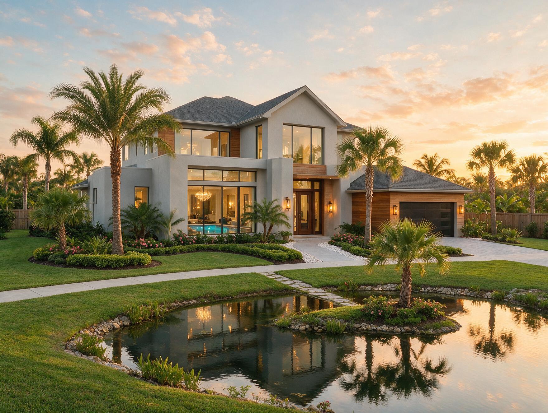 Luxury residence construction by Cmax GC in Lake Nona, Florida